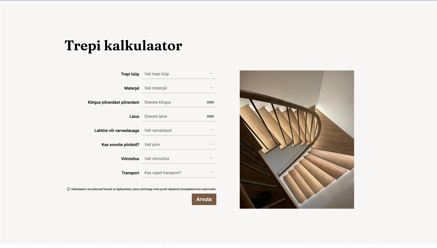 Andu Trepp koduleht – Avaleht