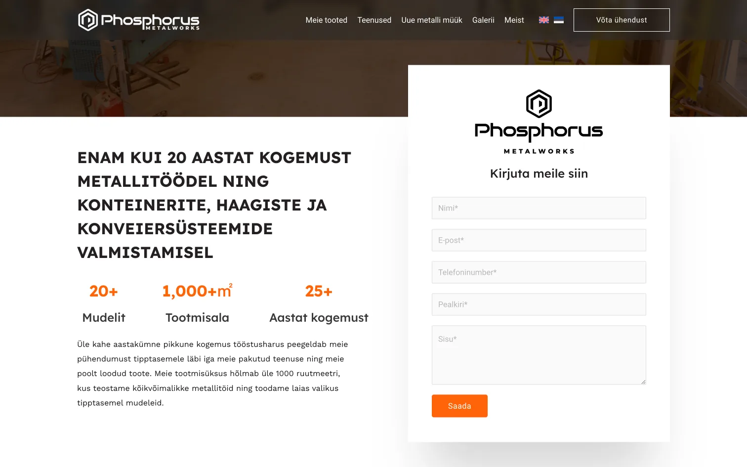 Phosphorus koduleht – Vaade
